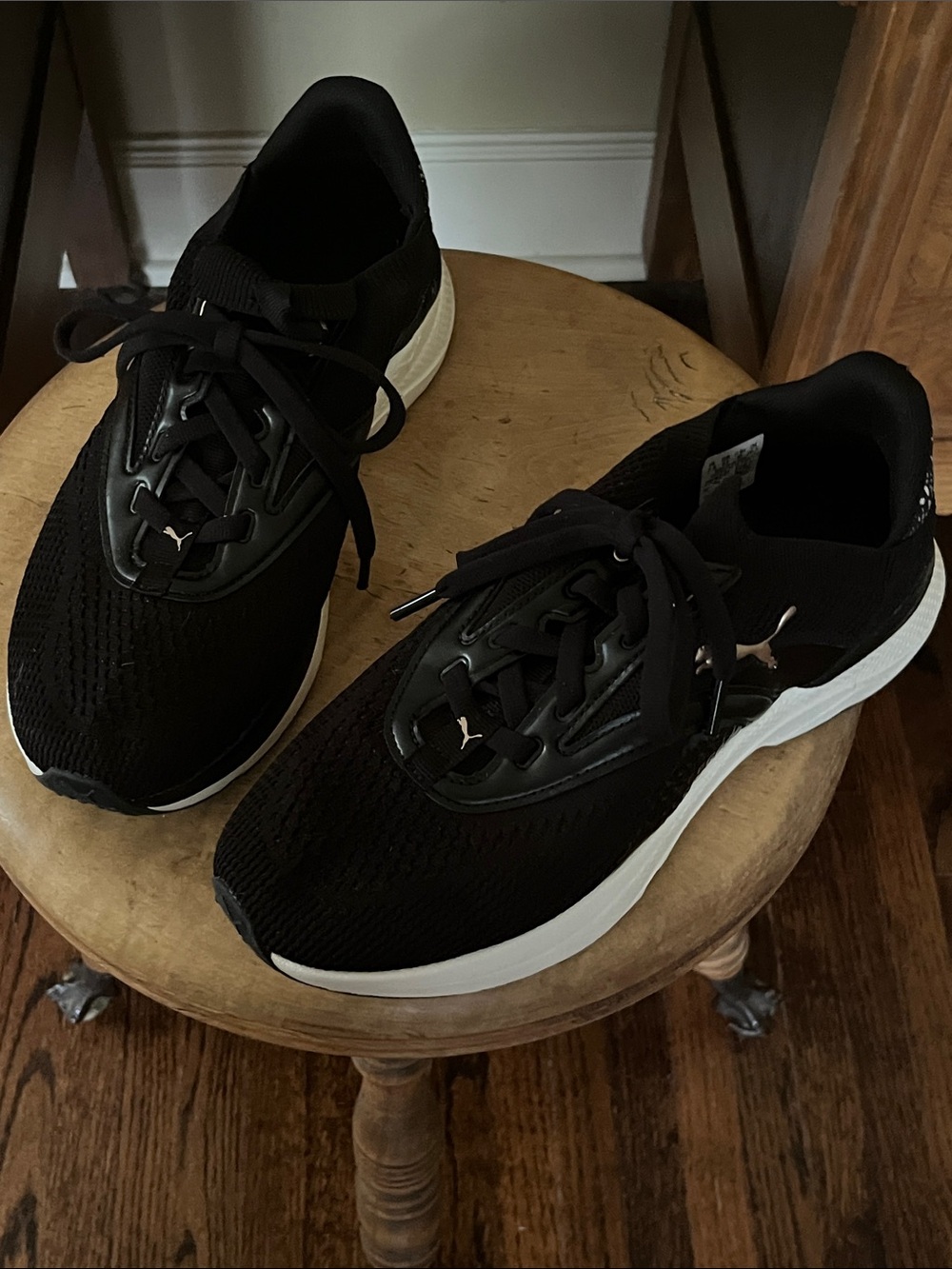 Puma SoftRide Athletic Shoes Black Size 10